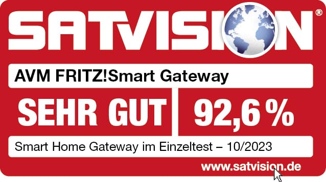 AVM FRITZ!Smart Gateway (Zigbee & DECT-ULE Anbindung, Matter-Bridge, WLAN/LAN, Smart Home Erweiterung, stabile Verbindung)