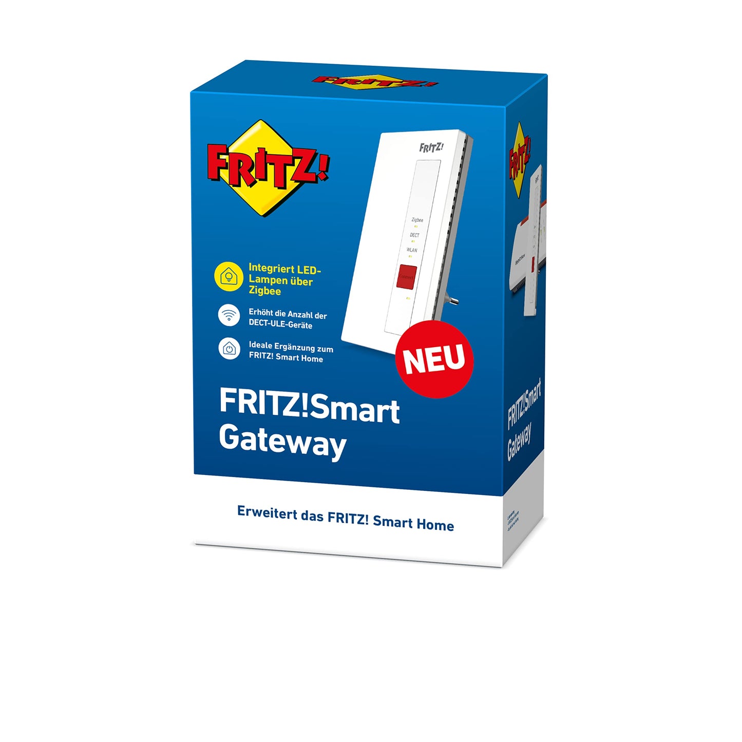 AVM FRITZ!Smart Gateway (Zigbee & DECT-ULE Anbindung, Matter-Bridge, WLAN/LAN, Smart Home Erweiterung, stabile Verbindung)