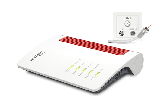 AVM FRITZ!Box 6670 Cable Router (Wi-Fi 7, DOCSIS 3.1, 2.880 MBit/s 5 GHz + 688 MBit/s 2,4 GHz, Zigbee, 2,5 GbE, Kabelanschluss)