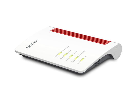 AVM FRITZ!Box 4050 Router Wi-Fi 6 (bis 3.000 Mbit/s, Dualband, Mesh, DECT, VoIP, USB, VPN, 1x WAN, 3x LAN) – für ONT/Glasfaser-Modem